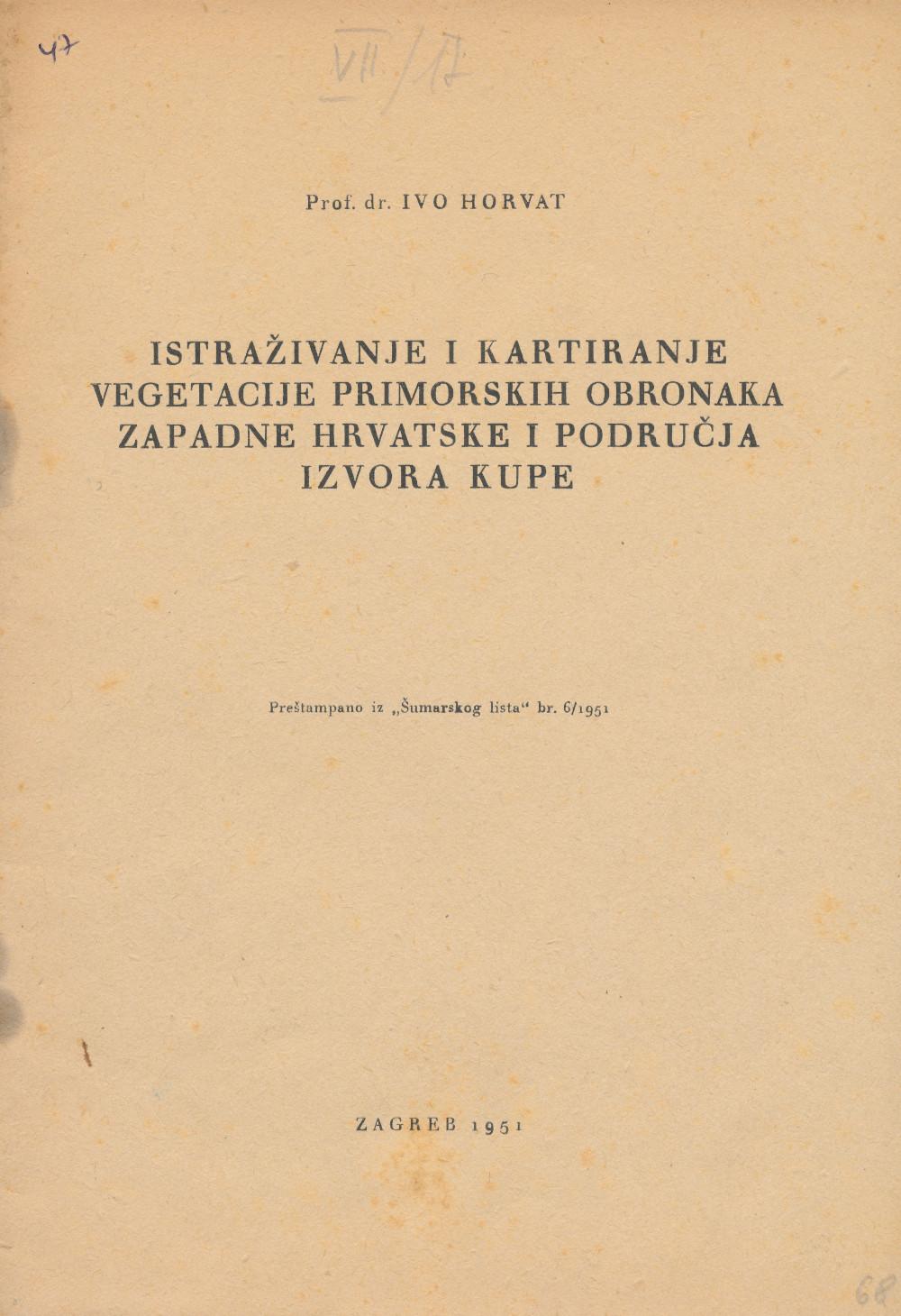Izložba Botaničar Ivo Horvat