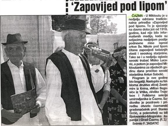 Zapovijed pod lipom